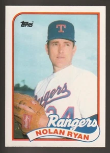1989 Topps Traded #106T Nolan Ryan Texas Rangers Baseball Card NM OR BETTER - Picture 1 of 2