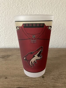 Arizona Coyotes Top Shelf Club Jersey Pint Glas mattiert 16oz selten - Bild 1 von 2