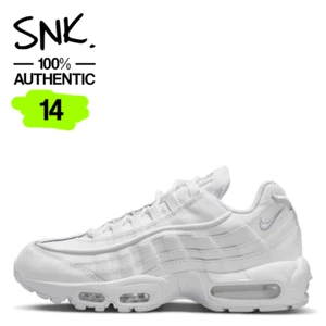 NIKE AIR MAX 95 ESS mens sneakers CT1268-100 white white grey fog US Size 14 - Picture 1 of 12