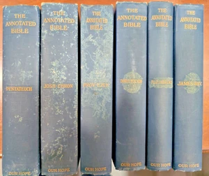 The Annotated Bible Volumes 1, 2, 4, 5 (OT); 3, 4 (NT) Gaebelein OUR HOPE 1st Ed - Bild 1 von 6