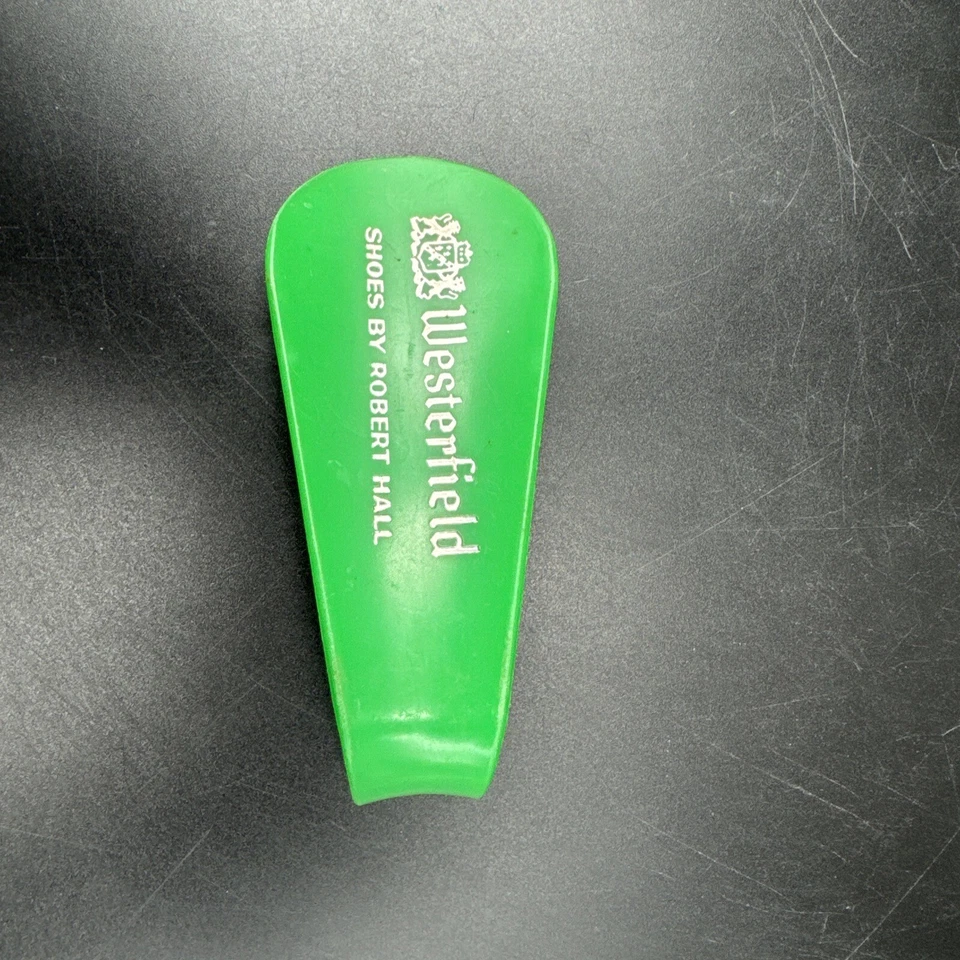 Zapatos Westerfield Vintage Por Robert Hall Zapato Cuerno Publicidad Verde Foto 1 de 4