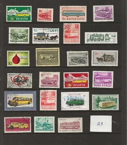 TOPICALS...BUSES...Old & Newer...M & U...23 Diff - Picture 1 of 1