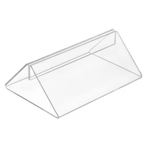 150mm Schildhalter aus Acrylglas / Tischaufsteller / Tischständer - Zeigis® - Bild 1 von 5