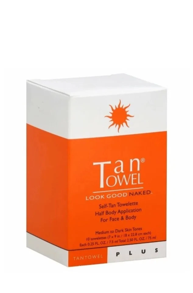 Tan Towel Half Body Plus - 10 Pack -New - Fresh - Изображение 1 из 1