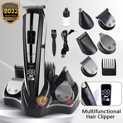 Rechargeable Hair Clippers Mens Shavers Trimm...