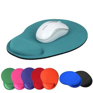 Tappetino Per Mouse Con Supporto Per Polso Soffice Colore Nero - Foto 1 di 2