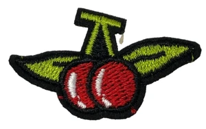 Patch Sew On for Clothing Backpacks Hats Jackets Pants CHERRIES SIGN Symbol A77 - Picture 1 of 3