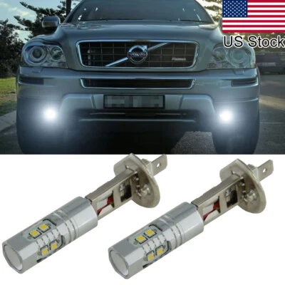 Para Volvo XC90 2003-2012 2x 10-SMD H1 LED 6000K Blanco Conducción Faros Antiniebla Foto 1 de 4