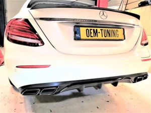 Difusor para Mercedes Clase E W213 sedán E63 AMG tracción trasera delantal trasero - Imagen 1 de 2