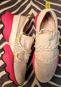 SOREL Kinetic Impact Lace Sneakers Natural Cactus Pink US Women's size 8.5 - Foto 1 di 15