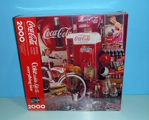 Coca-Cola 2000 Piece Jigsaw Puzzle Coke Adds Life to Everything Nice VTG 1991 - Picture 1 of 5
