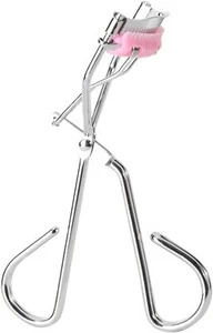 Silver Eyelash Curler with Comb Long Lasting Curl Manual Press Make Up - Picture 1 of 9