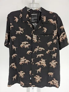 The Hundreds Prey SS Hyena AOP Camp Loopneck SS Shirt Sold Out Small - Picture 1 of 3