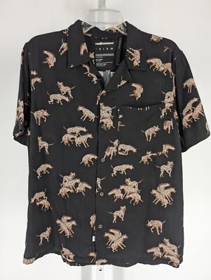 Camisa The Hundreds Prey SS Hyena AOP Camp Loopneck SS Agotada Pequeña Foto 1 de 3