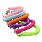 Key Cord Clasp Spiral Stretch Keychain Spring Rope Key Ring Elastic Ropes