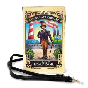 Charlie And The Chocolate Factory Book Clutch Bag - Picture 1 of 1
