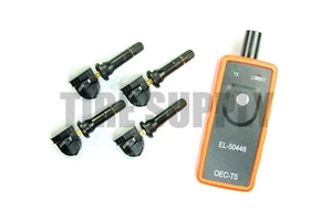 2008 2009 2010 GMC Sierra 1500 New Schrader TPMS Set & TPMS Reset Tool - Picture 1 of 1