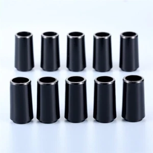 10×Black 0.370 Golf Ferrules Replacement Parts Plastic Fit For Irons Shaft - Picture 1 of 10