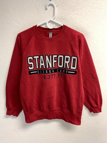 Stanford University Women's Sweatshirt Size XS Red Sierra Camp Alumni *SEE PICS Cover