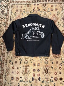 Aerosmith 2003  Black jacket With PUMP Album Art Work. Mens Size L. EUC! RARE!! - Picture 1 of 17