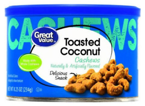 Delicious HEALTHY Snack Made With Whole Cashews Toasted Coconut 8.25 oz / Kosher