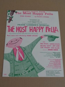 Frank Loesser - The Most Happy Fella 1956 Piano Selection - Picture 1 of 1