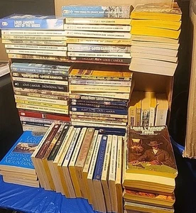 Lot Of 89 Louis L’amour Paperback Westerns, Sacketts, Vintage Lamour L’Amour - Picture 1 of 10