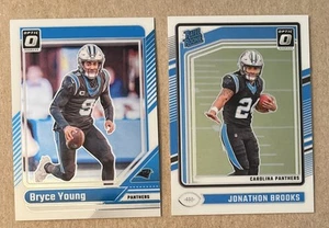 2024 Donruss Optic Bryce Young & Rated Rookie Jonathon Brooks! - Bild 1 von 2