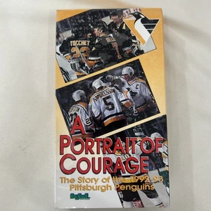 A Portrait Of Courage VHS  1992-93 Pittsburgh Penguins NHL Hockey Lemieux NEW - Picture 1 of 4