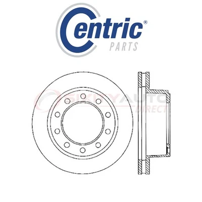Centric Disc Brake Rotor for 1976-1996 Chevrolet P30 3.9L 4.1L 4.3L 4.8L re Foto 1 de 4