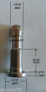 5 CHROME PLATE HEAVY DUTY BRASS RV CAMPER TRAILER ALUMINUM STEEL RIM VALVE STEMS - Foto 1 di 4
