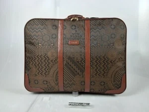 Valigia con Manico e Ruote - Tecnofibre/Pelle - Testa Moro - 9008 - Lancetti - Picture 1 of 9