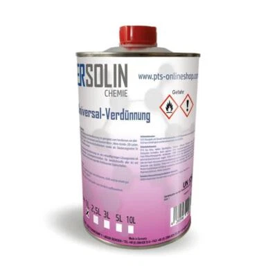 ERSOLIN Universalverdünnung 1L Waschverdünnung Pinselreiniger sehr effektiv auch 5L
