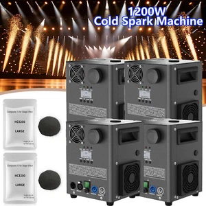 U`King Large Cold Spark Machine 1200W Stage Effect DMX Firework DJ Wedding Show - Bild 1 von 20