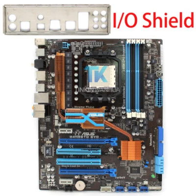 for ASUS M4N98TD EVO Motherboard Socket AM3 DDR3 W/ I/O Shield Tested - Image 1 of 4