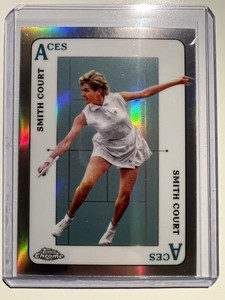 2021 Topps Chrome Tennis Base Card ACES ACE-10	Margaret Smith Court