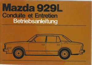 MAZDA 929 L manuale d'uso 1978 manuale d'uso Conduite et Entreentreen BA - Foto 1 di 2