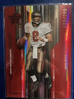 2005 Rookies & Stars Longevity Ruby Card  #89 Brian Griese /299 Buccaneers - Image 1 of 2