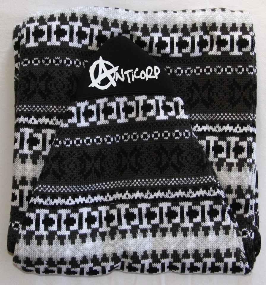 ANTICORP STRETCH SURFBOARD SOCK COVER 5'10" GREY ACRYL-HI QUALITY MADE IN TAIWAN