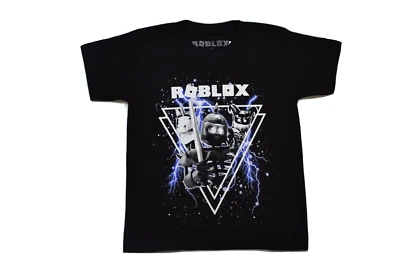 Roblox Youth Boys Roblox Cyberblox Character Black Shirt NWT XXS, XS, S - Image 1 of 4
