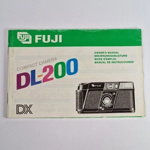 Fuji DL-200 Kamera Original Anleitung Manual Guide En De Es Fr 1980er sehr guter Zustand - Bild 1 von 6