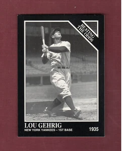 #1619 LOU GEHRIG, New York Yankees PROMOTIONAL card (1995 Conlon/Megacards) B NM - Picture 1 of 2