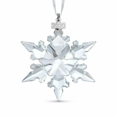 5511041 Swarovski 2020 Authentic Annual Snowflake Christmas Crystal Ornament - Image 1 of 3