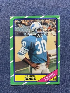 🔥1986 Topps Football Card JAMES JONES #245 Detroit Lions Running Back NFL🔥 - Picture 1 of 2