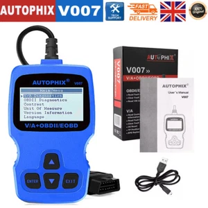 AUTOPHIX V007 OBD2 Scanner All System ABS SRS EPB Oil Automotive Code Reader UK - Picture 1 of 13