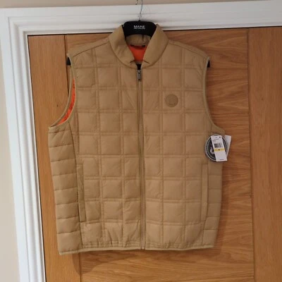 BNWT Men’s Michael Kors Body Warmer/Gilet Size M Beige New RRP $125 - Image 1 of 4