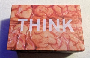 Deep Boxes Brain "Thin Outside the Box" 3,5" x 1,5" x 2 Neuheit Box mit Spiegel - Bild 1 von 7
