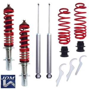 JOM VW Golf Jetta MK4 4 Euro Height Adjustable Coilover Suspension Lowering Kit - Picture 1 of 8