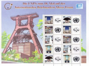 United Nations S22 Vienna 2008 Essen Expo Personalized Sheet - Picture 1 of 1