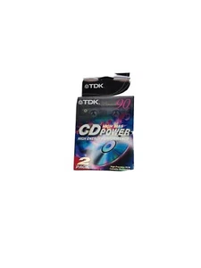 TDK CD Power High Bias 90 min leer Audio Kassette Typ II neu versiegelt (2er-Pack) - Bild 1 von 2